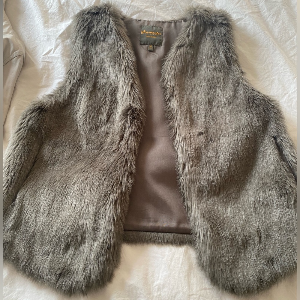 Fur vest from Madewell x Wearmaster. Worn twice!